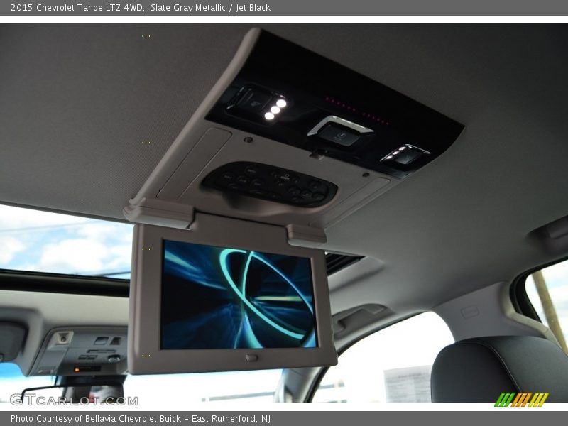 Slate Gray Metallic / Jet Black 2015 Chevrolet Tahoe LTZ 4WD
