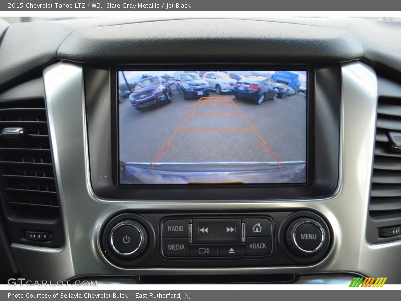 Slate Gray Metallic / Jet Black 2015 Chevrolet Tahoe LTZ 4WD