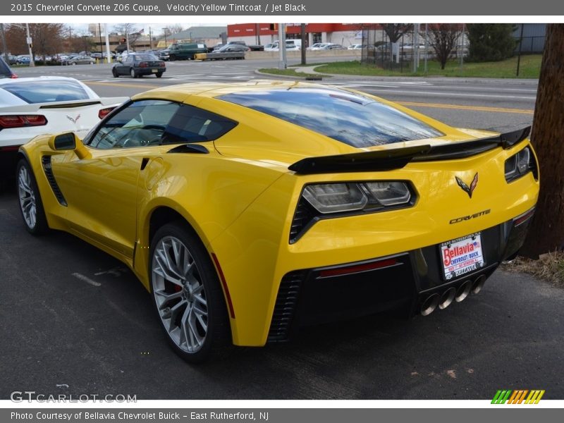 Velocity Yellow Tintcoat / Jet Black 2015 Chevrolet Corvette Z06 Coupe
