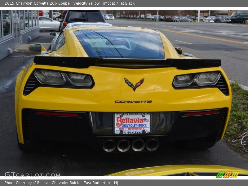 Velocity Yellow Tintcoat / Jet Black 2015 Chevrolet Corvette Z06 Coupe
