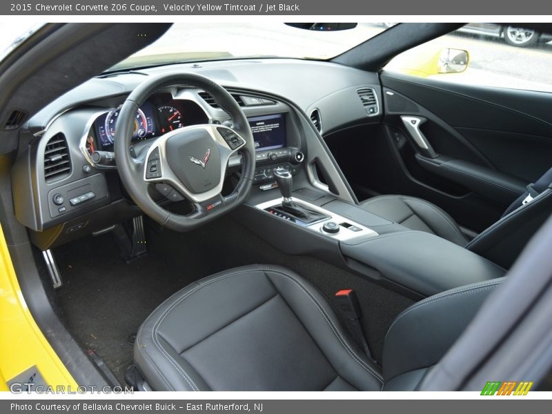 Jet Black Interior - 2015 Corvette Z06 Coupe 