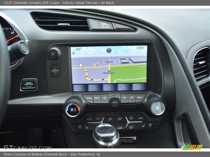 Velocity Yellow Tintcoat / Jet Black 2015 Chevrolet Corvette Z06 Coupe