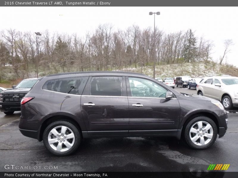 Tungsten Metallic / Ebony 2016 Chevrolet Traverse LT AWD