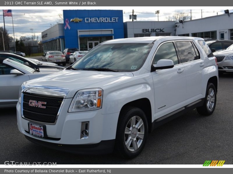 Summit White / Jet Black 2013 GMC Terrain SLE AWD