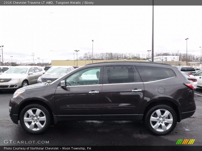 Tungsten Metallic / Ebony 2016 Chevrolet Traverse LT AWD