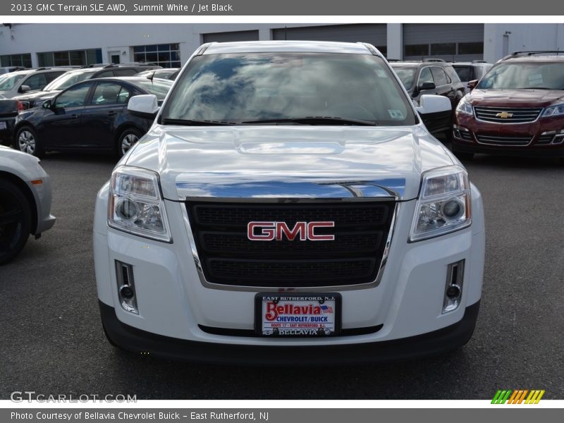 Summit White / Jet Black 2013 GMC Terrain SLE AWD