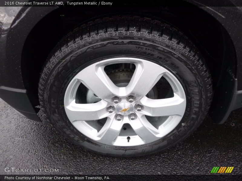 Tungsten Metallic / Ebony 2016 Chevrolet Traverse LT AWD