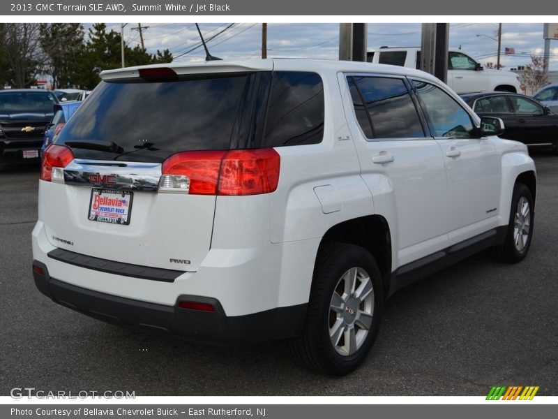 Summit White / Jet Black 2013 GMC Terrain SLE AWD