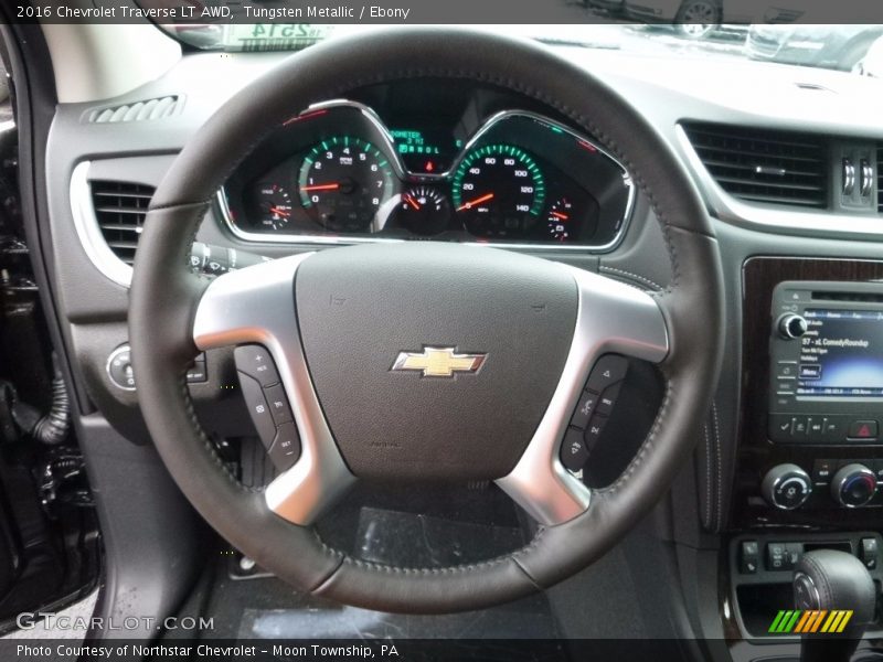 Tungsten Metallic / Ebony 2016 Chevrolet Traverse LT AWD
