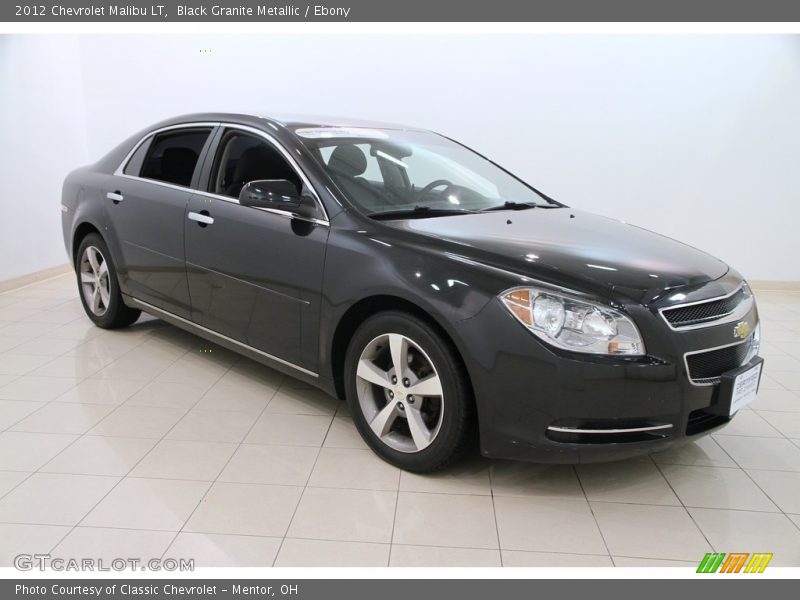 Black Granite Metallic / Ebony 2012 Chevrolet Malibu LT