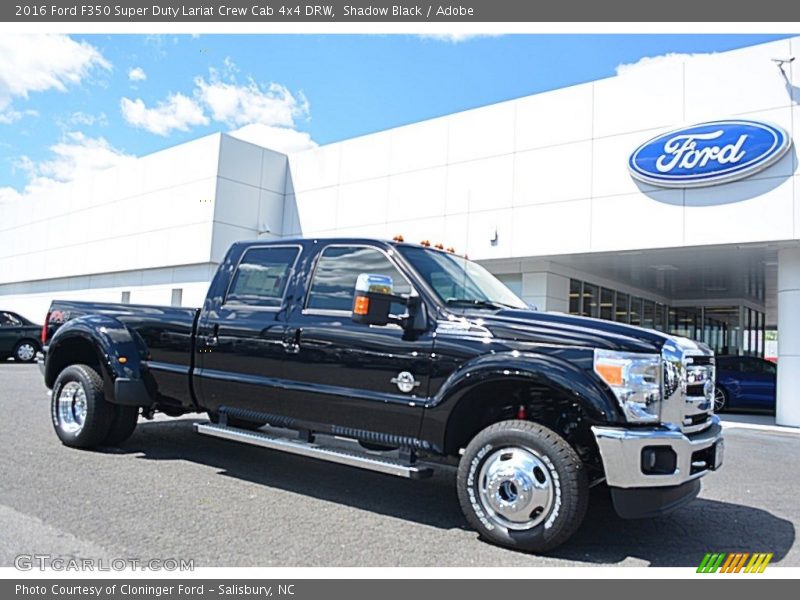 Shadow Black / Adobe 2016 Ford F350 Super Duty Lariat Crew Cab 4x4 DRW