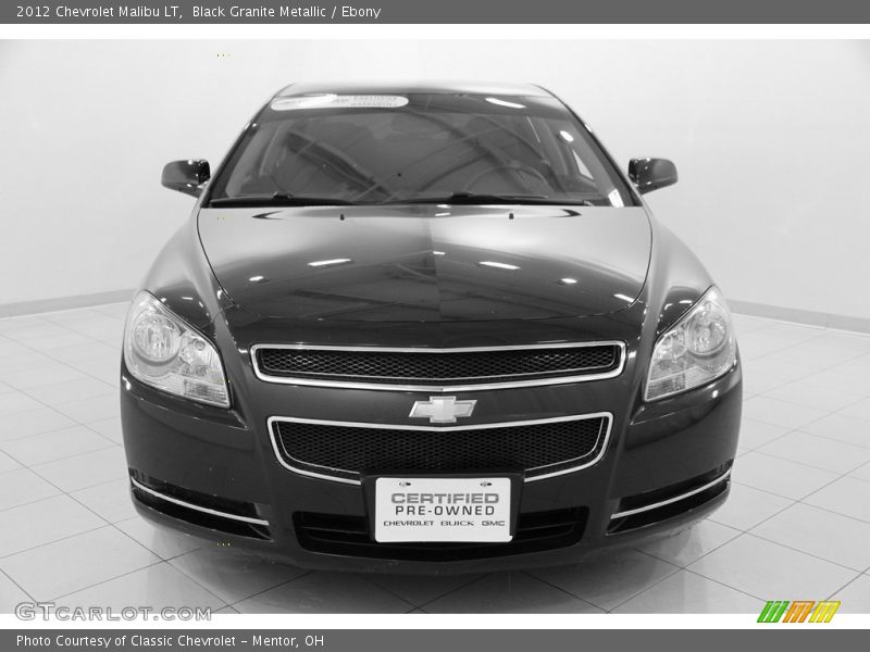 Black Granite Metallic / Ebony 2012 Chevrolet Malibu LT