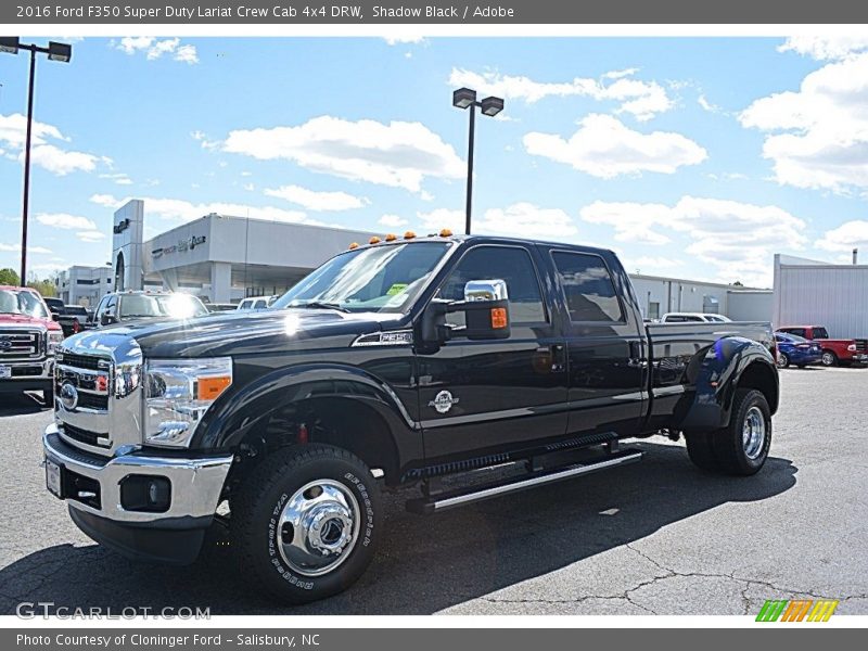 Shadow Black / Adobe 2016 Ford F350 Super Duty Lariat Crew Cab 4x4 DRW