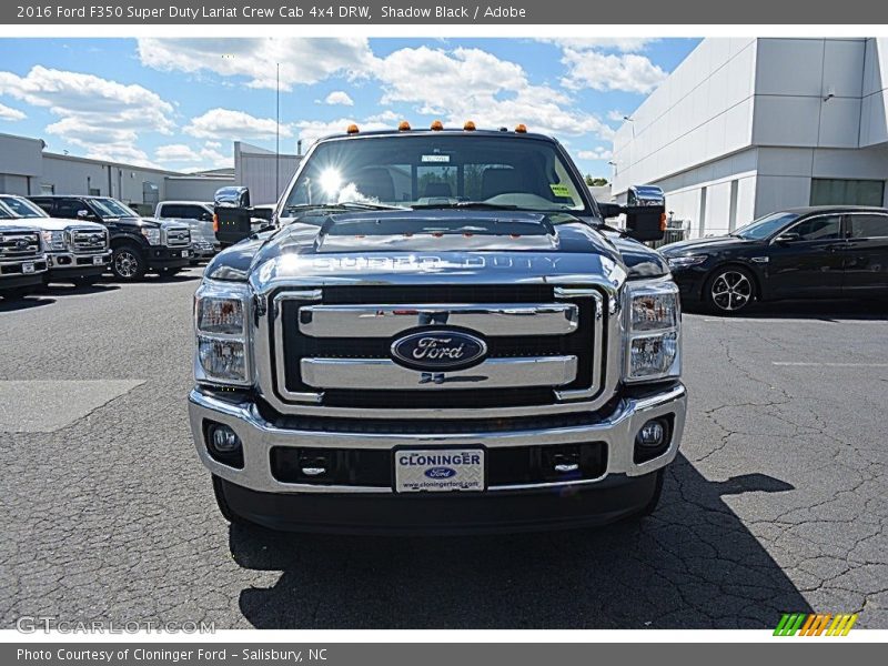 Shadow Black / Adobe 2016 Ford F350 Super Duty Lariat Crew Cab 4x4 DRW