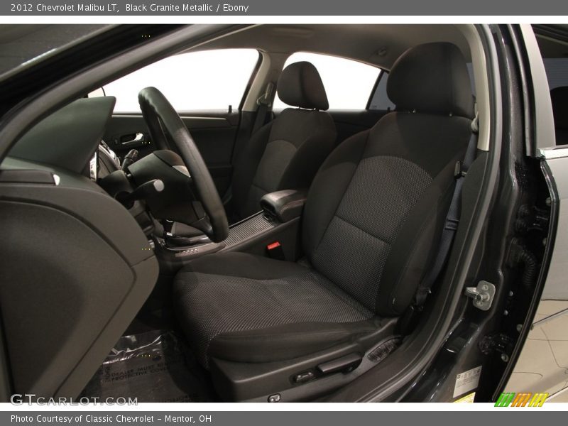 Black Granite Metallic / Ebony 2012 Chevrolet Malibu LT
