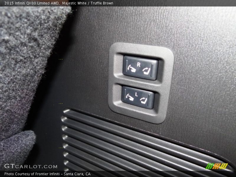Majestic White / Truffle Brown 2015 Infiniti QX80 Limited AWD