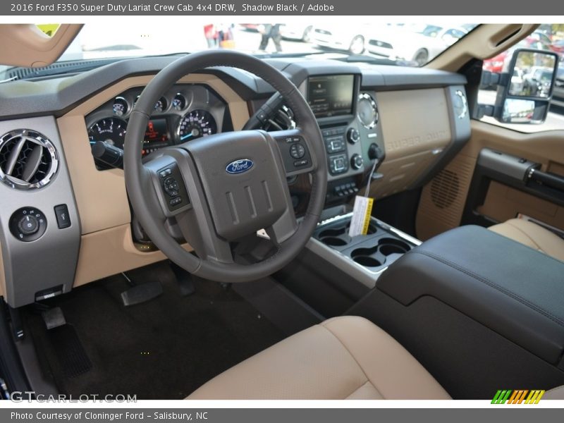 Shadow Black / Adobe 2016 Ford F350 Super Duty Lariat Crew Cab 4x4 DRW