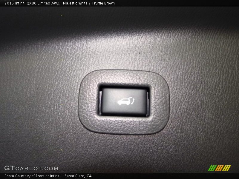 Majestic White / Truffle Brown 2015 Infiniti QX80 Limited AWD