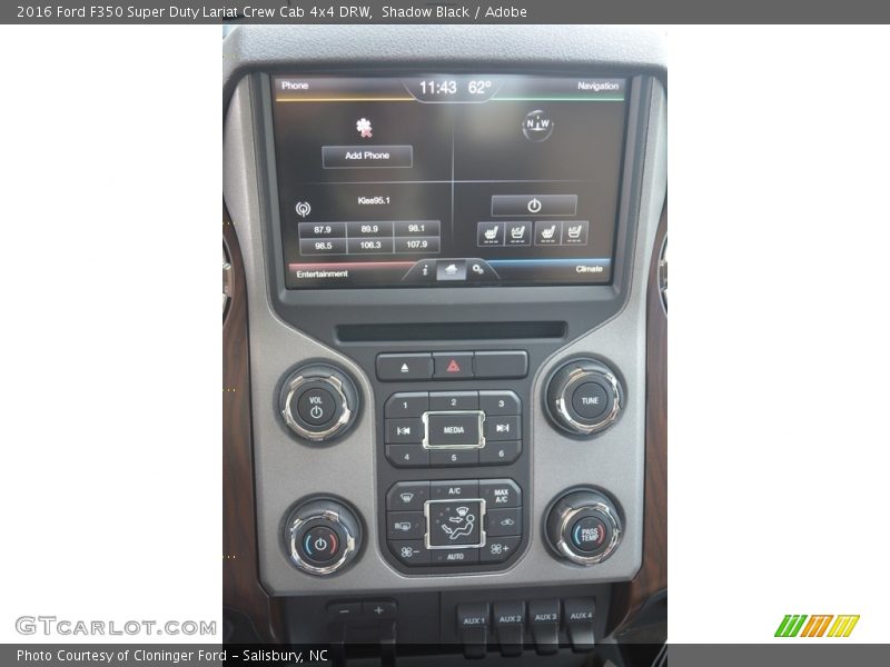 Shadow Black / Adobe 2016 Ford F350 Super Duty Lariat Crew Cab 4x4 DRW