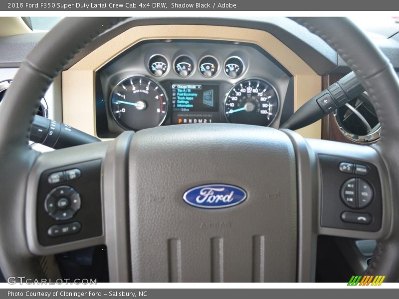 Shadow Black / Adobe 2016 Ford F350 Super Duty Lariat Crew Cab 4x4 DRW