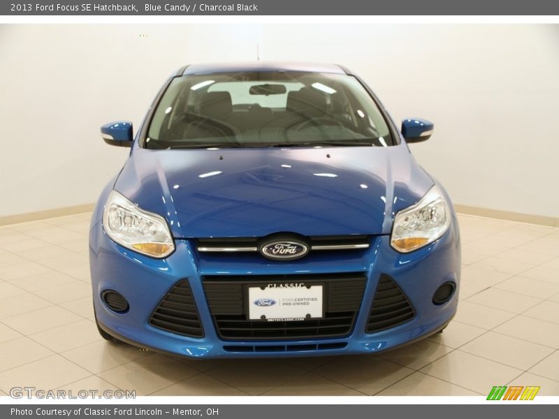 Blue Candy / Charcoal Black 2013 Ford Focus SE Hatchback