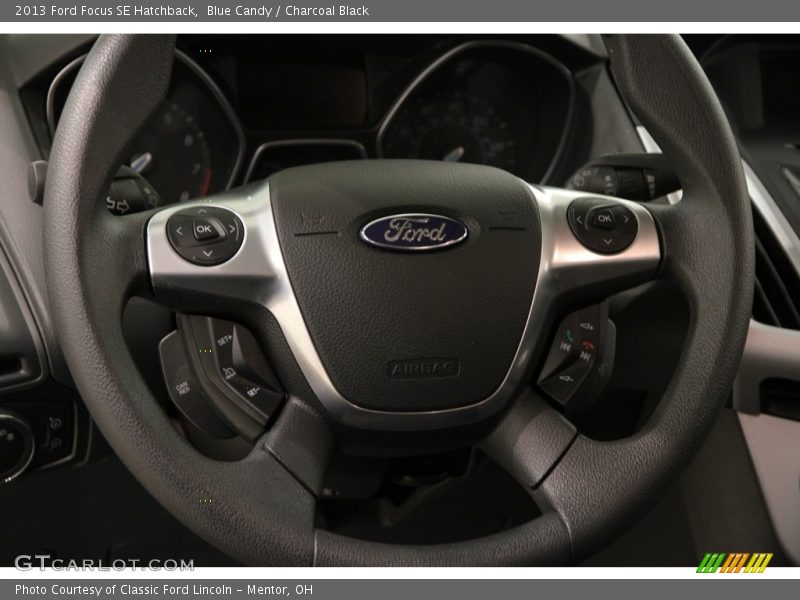 Blue Candy / Charcoal Black 2013 Ford Focus SE Hatchback