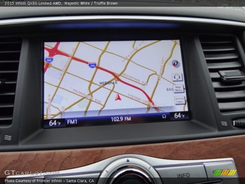 Navigation of 2015 QX80 Limited AWD