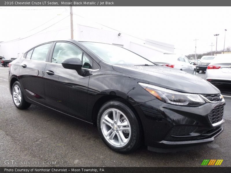 Mosaic Black Metallic / Jet Black 2016 Chevrolet Cruze LT Sedan