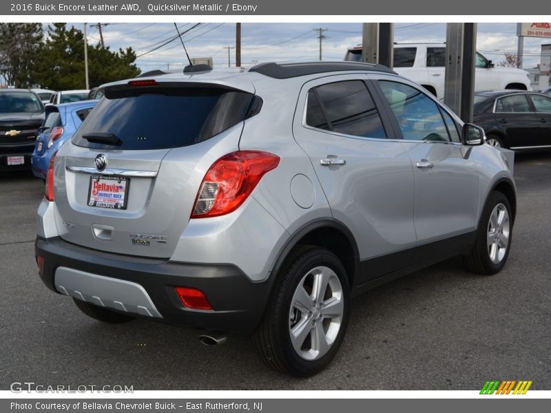 Quicksilver Metallic / Ebony 2016 Buick Encore Leather AWD