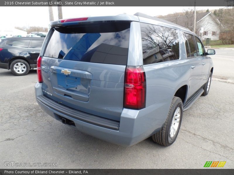 Slate Grey Metallic / Jet Black 2016 Chevrolet Suburban LS 4WD