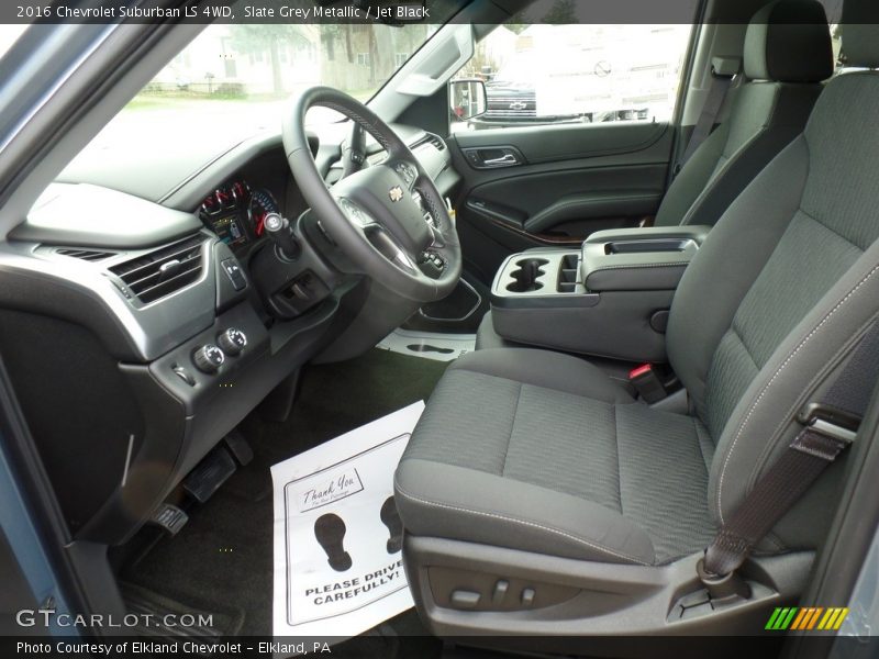Slate Grey Metallic / Jet Black 2016 Chevrolet Suburban LS 4WD