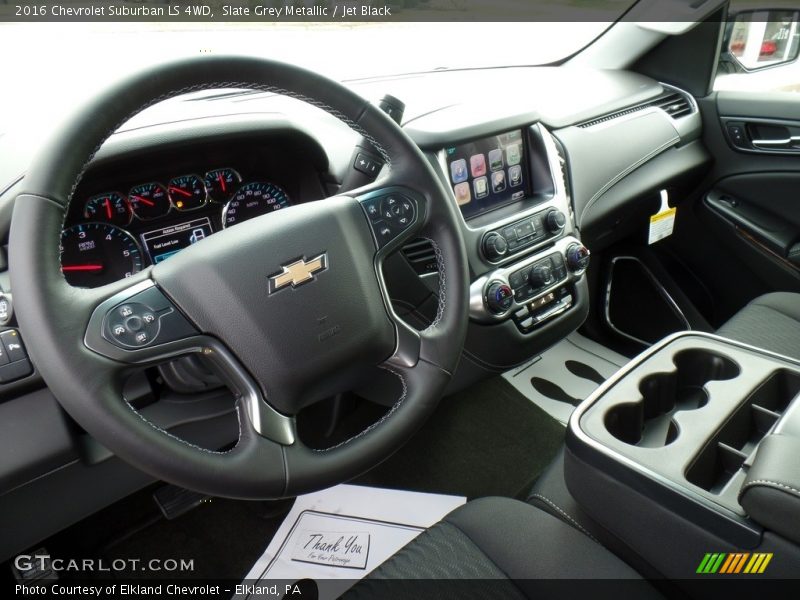 Jet Black Interior - 2016 Suburban LS 4WD 