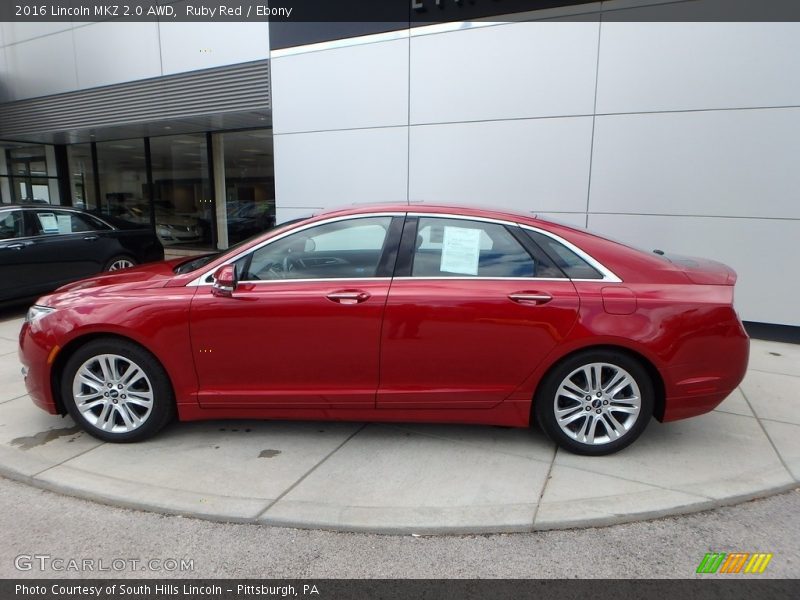  2016 MKZ 2.0 AWD Ruby Red