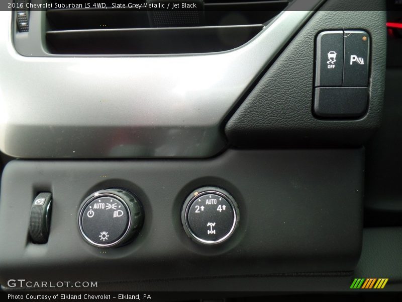 Controls of 2016 Suburban LS 4WD