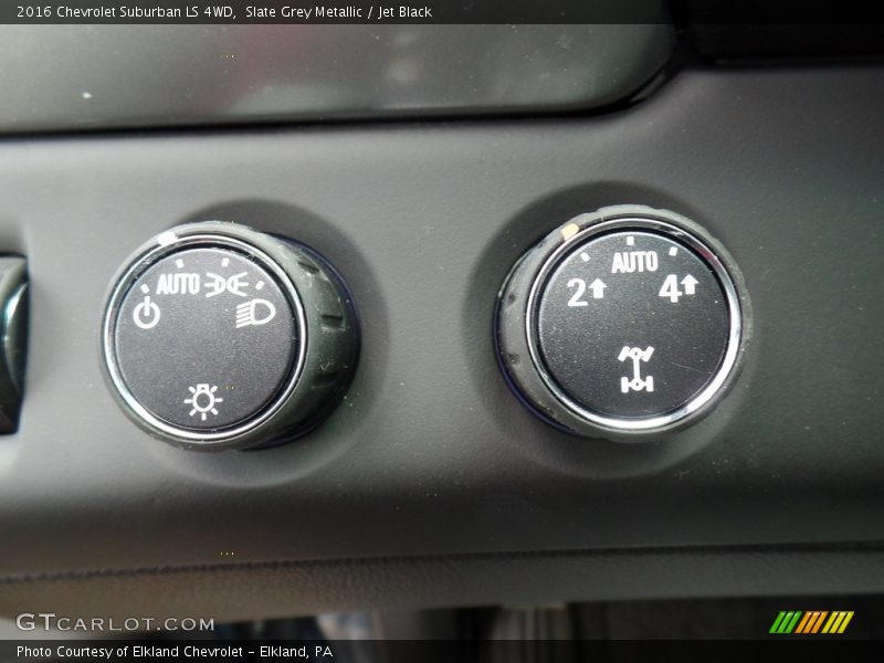 Controls of 2016 Suburban LS 4WD