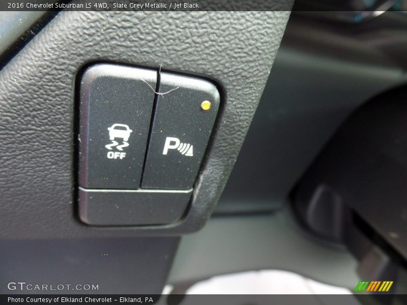 Slate Grey Metallic / Jet Black 2016 Chevrolet Suburban LS 4WD