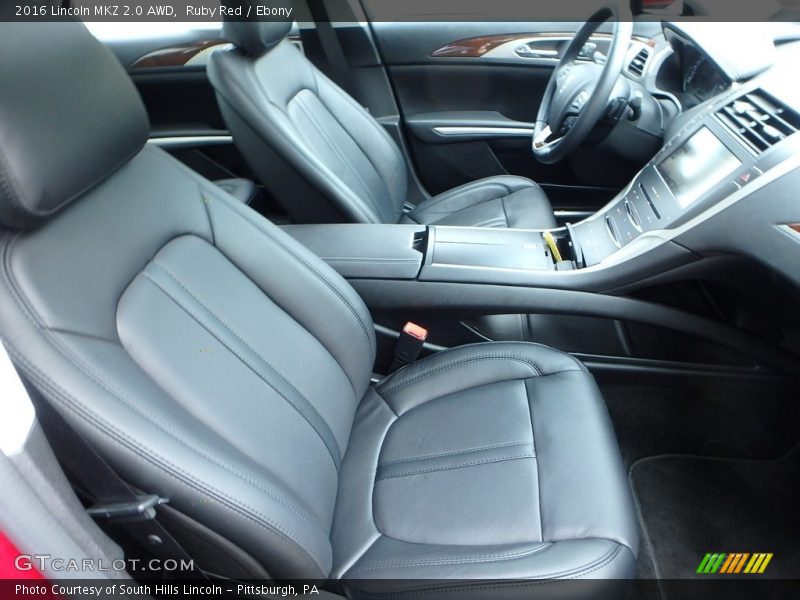 Front Seat of 2016 MKZ 2.0 AWD