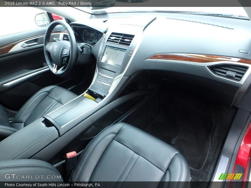 Ruby Red / Ebony 2016 Lincoln MKZ 2.0 AWD