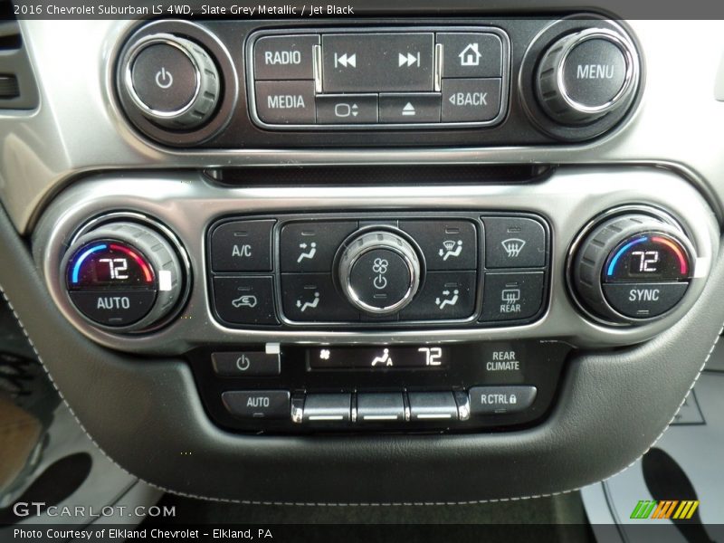 Controls of 2016 Suburban LS 4WD