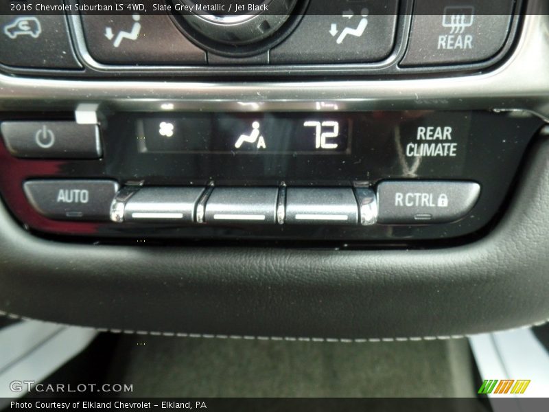 Slate Grey Metallic / Jet Black 2016 Chevrolet Suburban LS 4WD