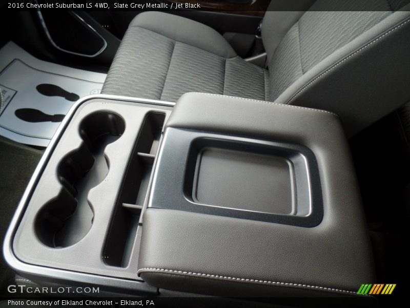 Slate Grey Metallic / Jet Black 2016 Chevrolet Suburban LS 4WD