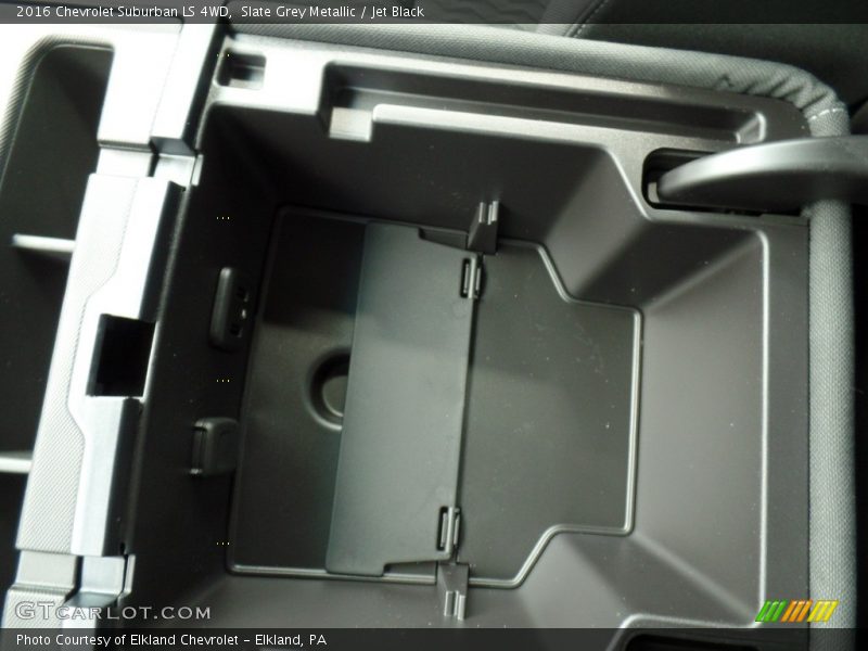Slate Grey Metallic / Jet Black 2016 Chevrolet Suburban LS 4WD
