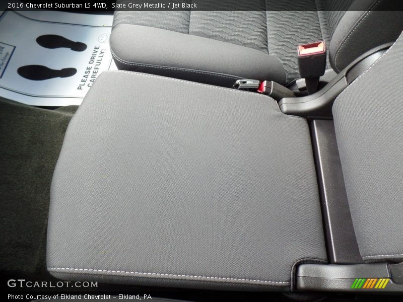 Slate Grey Metallic / Jet Black 2016 Chevrolet Suburban LS 4WD