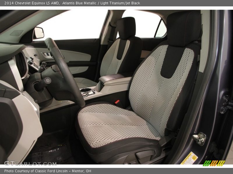 Atlantis Blue Metallic / Light Titanium/Jet Black 2014 Chevrolet Equinox LS AWD