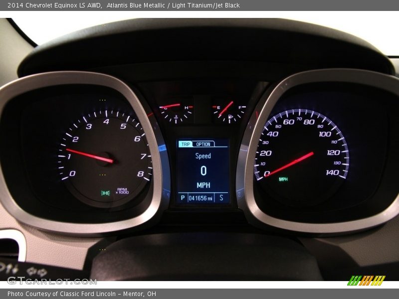 Atlantis Blue Metallic / Light Titanium/Jet Black 2014 Chevrolet Equinox LS AWD