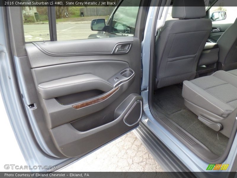 Slate Grey Metallic / Jet Black 2016 Chevrolet Suburban LS 4WD