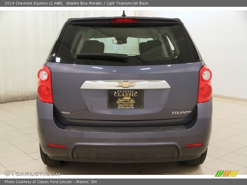 Atlantis Blue Metallic / Light Titanium/Jet Black 2014 Chevrolet Equinox LS AWD