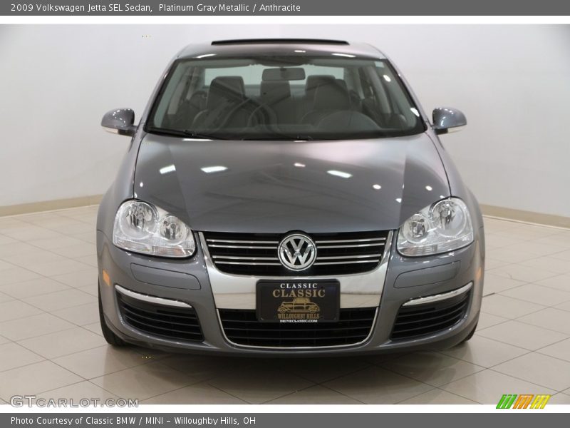 Platinum Gray Metallic / Anthracite 2009 Volkswagen Jetta SEL Sedan