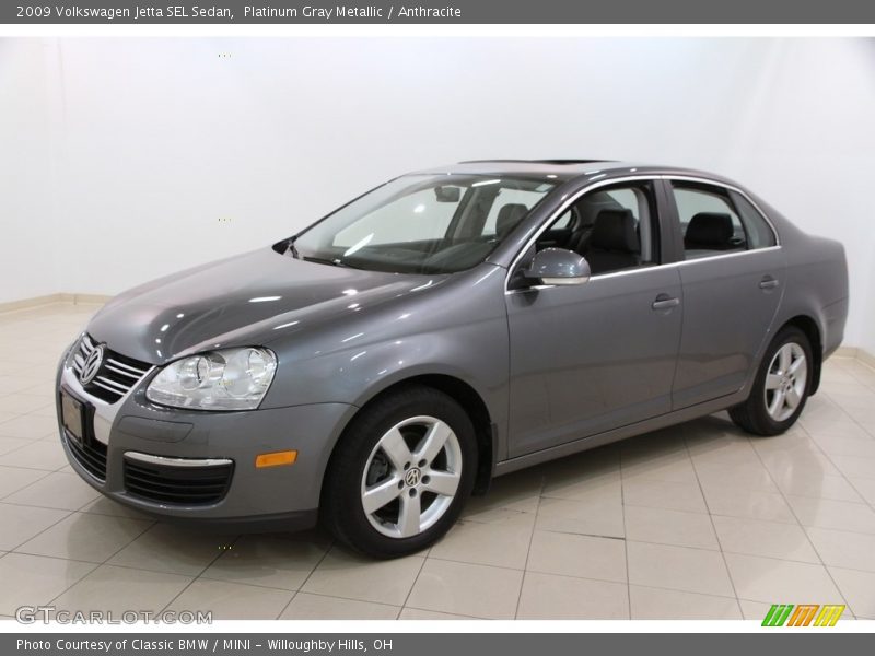 Platinum Gray Metallic / Anthracite 2009 Volkswagen Jetta SEL Sedan
