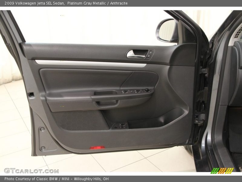 Platinum Gray Metallic / Anthracite 2009 Volkswagen Jetta SEL Sedan